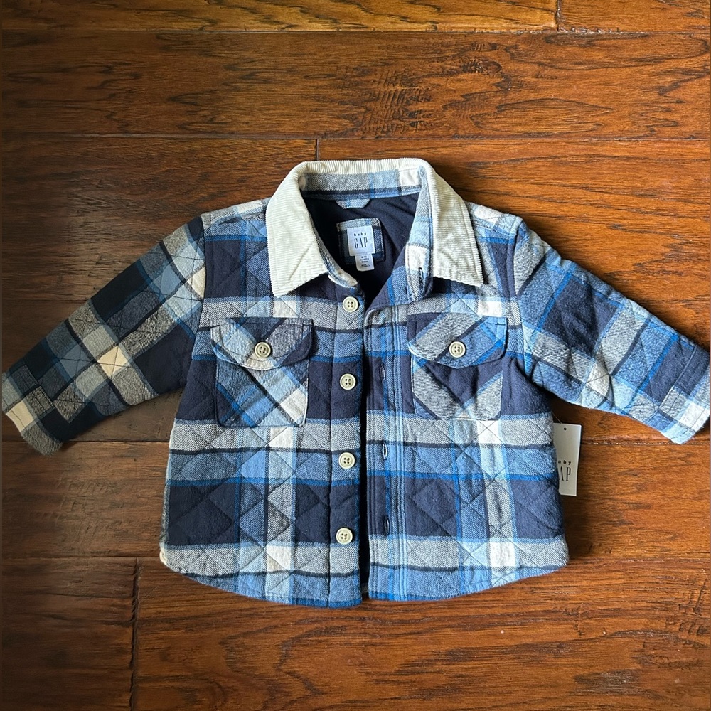 Baby Gap boys flannel jacket